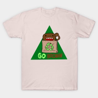 Go Brown says Domo T-Shirt